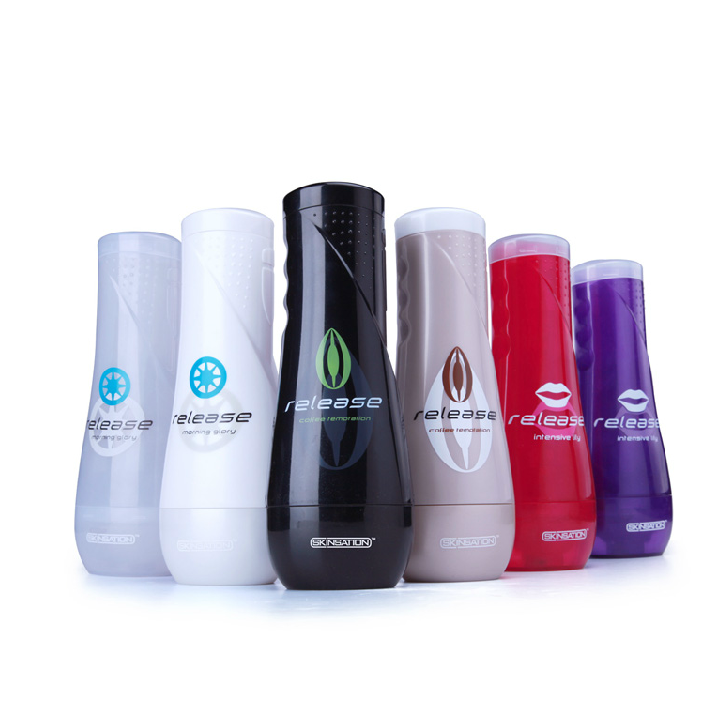 美国Skinsation 天使朱唇（樱桃味）37℃加热式男用自慰沐浴露罐