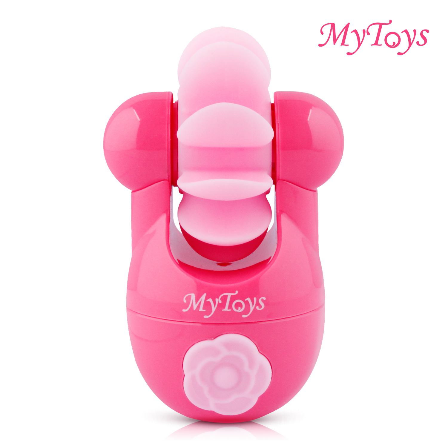 德国MyToys柔舌十舌女用仿真口舔自慰器阴蒂乳房振动棒 粉色